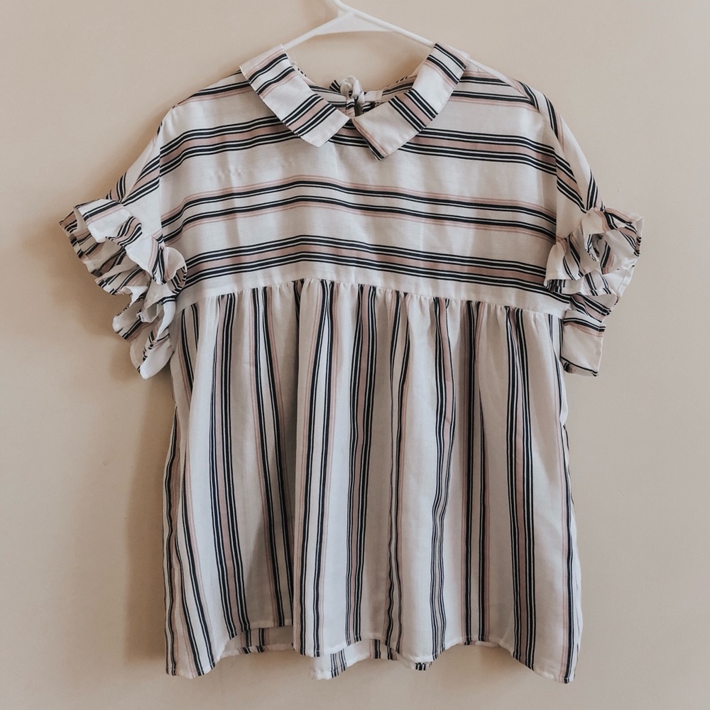 Listicle brand peplum blouse.
